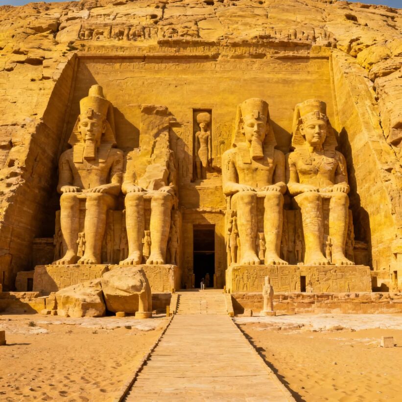 Abi Simbel ingresso del Tempio